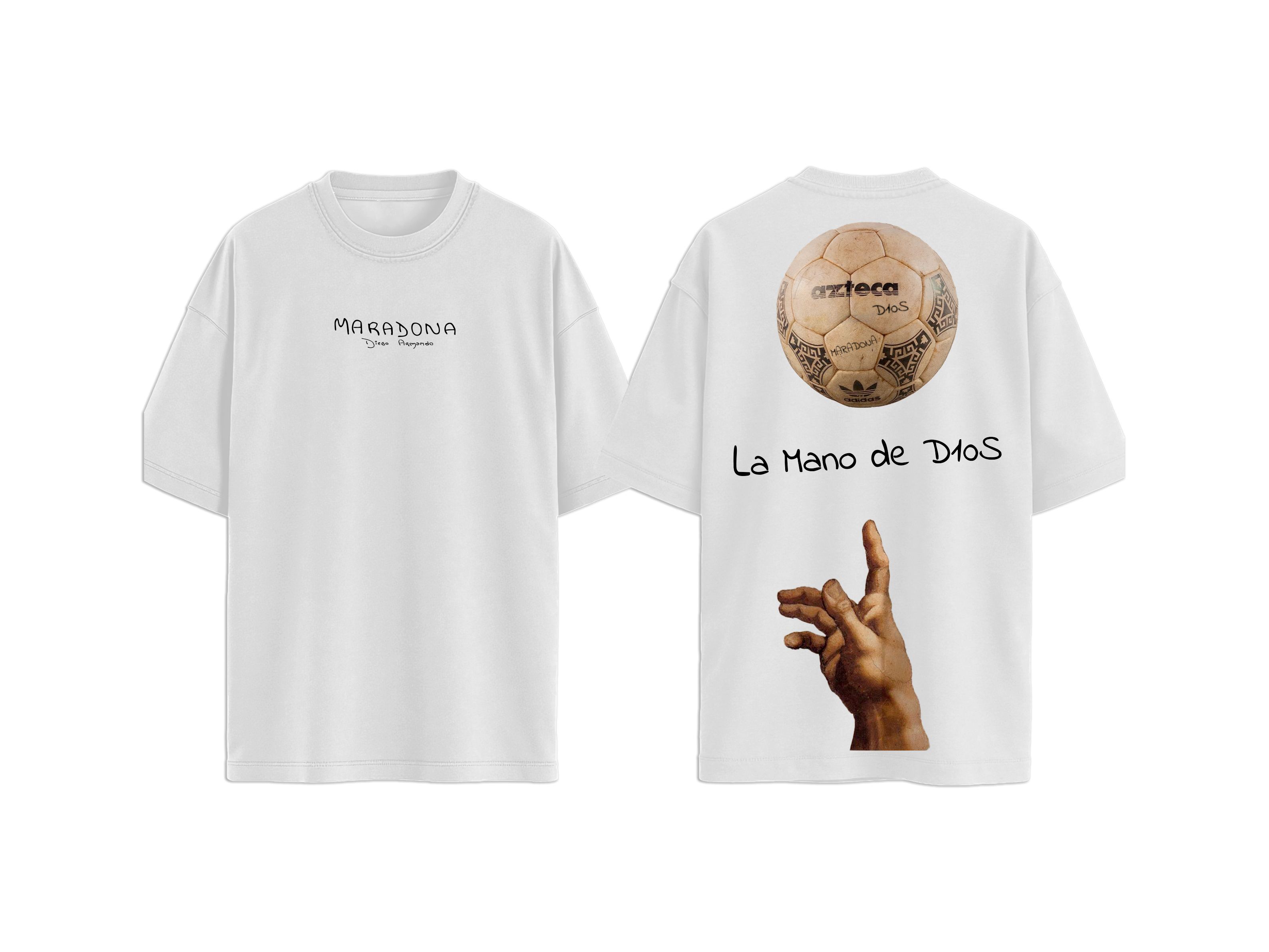 T-SHIRT LA MANO DE D10S